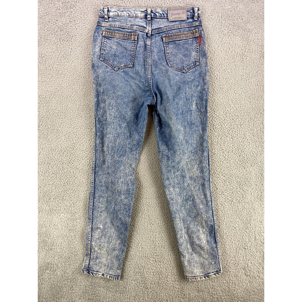 Jonny Q Jeans Woman's 30 x 31 Straight Leg Stretch High Rise Made in‎ Italy